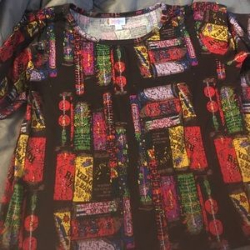 Lularoe XL Julia Fireworks American collection